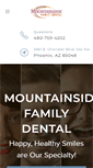 Mobile Screenshot of mountainsidefamilydental.com